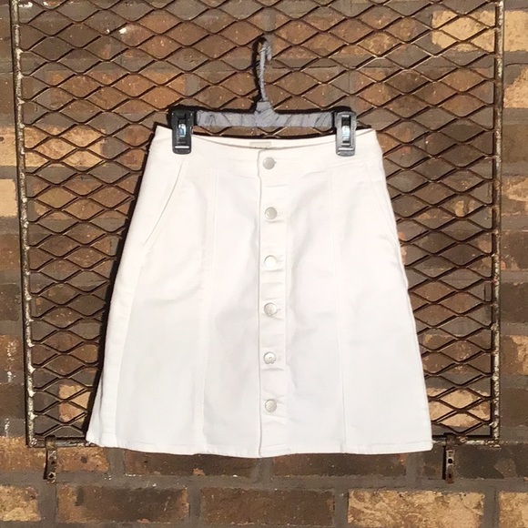 a new day Dresses & Skirts - A New Day white button down mini skirt - 2